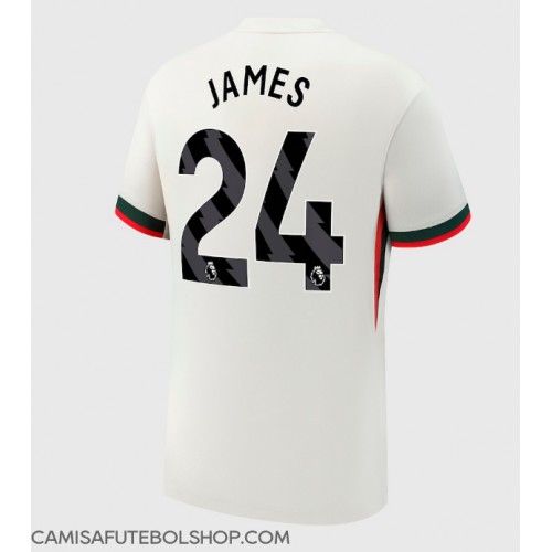 Camisa de time de futebol Chelsea Reece James #24 Replicas 2º Equipamento 2025-26 Manga Curta